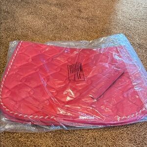 Tattini Red Quilted Saddle Pad